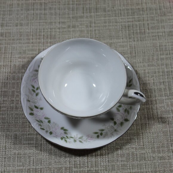 Sheffield Fine China Japan Classic 501 Set of 4 Tea Cups and Saucers - Picture 1 of 5